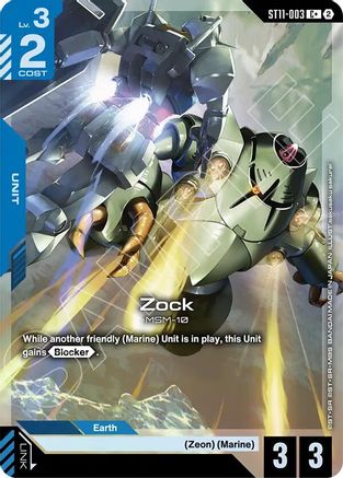 Zock (C+) - ST11-003 - C+