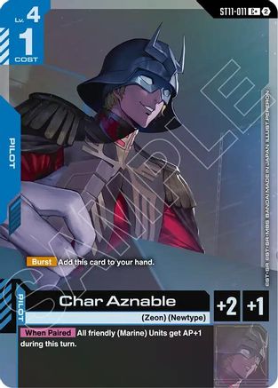 Char Aznable (C+) - ST11-011 - C+
