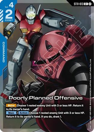 Poorly Planned Offensive (C+) - ST11-013 - C+