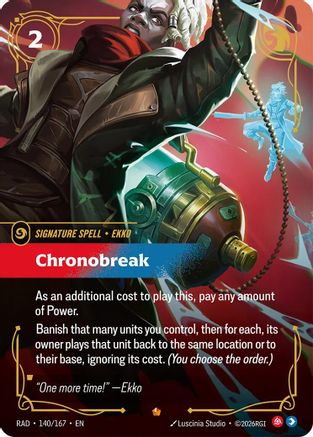 Chronobreak (140/167) - Radiance Foil