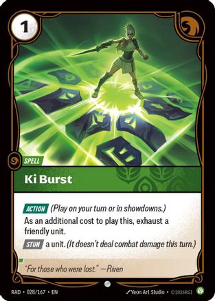 Ki Burst (028/167) - Radiance