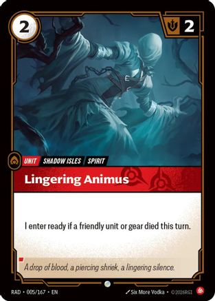 Lingering Animus (005/167) - Radiance Foil