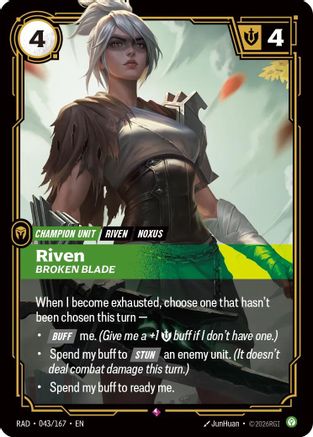 Riven, Broken Blade (043/167) - Radiance Foil