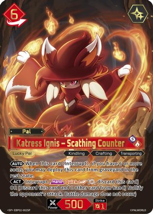 Katress Ignis - Scathing Counter (SP) -  EBP02-002SP - Super Parallel