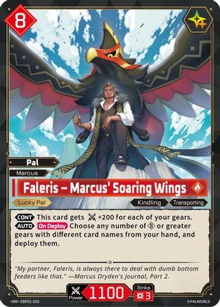 Faleris - Marcus' Soaring Wings -  EBP02-003 - Double Rare