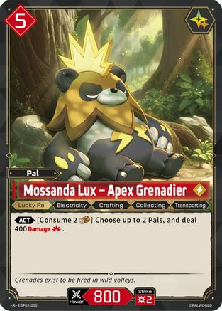 Mossanda Lux - Apex Grenadier -  EBP02-006 - Rare