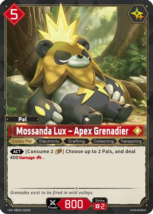 Mossanda Lux - Apex Grenadier (SR) -  EBP02-006SR - Super Rare