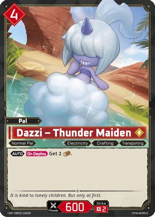 Dazzi - Thunder Maiden (SR) -  EBP02-008SR - Super Rare