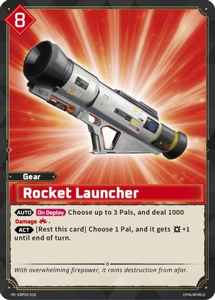 Rocket Launcher -  EBP02-018 - Rare