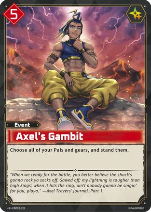 Axel's Gambit -  EBP02-022 - Rare