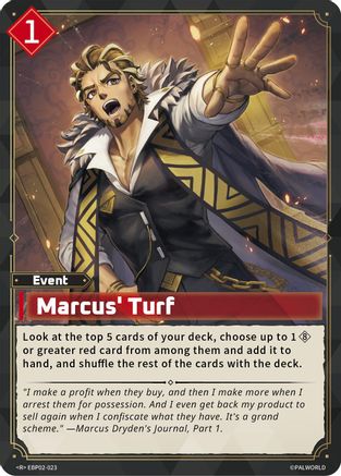 Marcus' Turf -  EBP02-023 - Rare