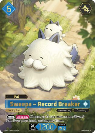 Sweepa - Record Breaker (SP) -  EBP02-027SP - Super Parallel