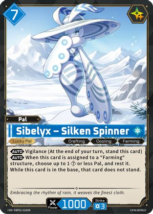 Sibelyx - Silken Spinner (SR) -  EBP02-028SR - Super Rare