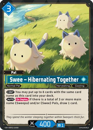Swee - Hibernating Together (SR) -  EBP02-034SR - Super Rare
