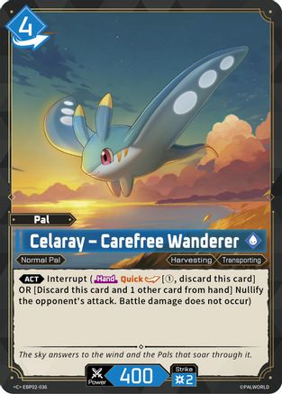 Celaray - Carefree Wanderer -  EBP02-036 - Common