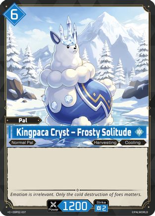 Kingpaca Cryst - Frosty Solitude -  EBP02-037 - Common