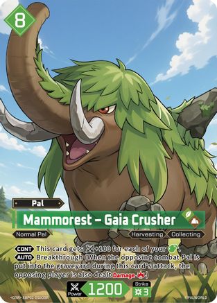 Mammorest - Gaia Crusher (SR) -  EBP02-050OSR - Over Super Rare