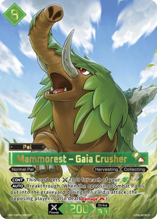 Mammorest - Gaia Crusher (SP) -  EBP02-050SP - Super Parallel