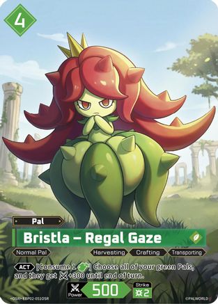 Bristla - Regal Gaze (SR) -  EBP02-051OSR - Over Super Rare