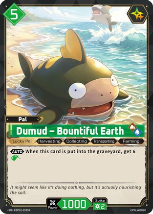 Dumud - Bountiful Earth (SR) -  EBP02-053SR - Super Rare