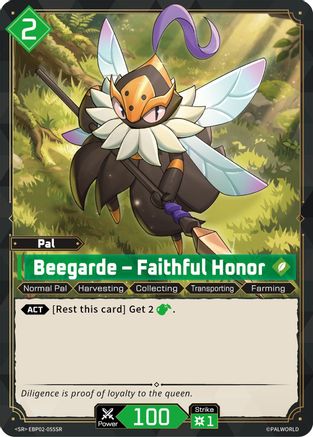 Beegarde - Faithful Honor (SR) -  EBP02-055SR - Super Rare