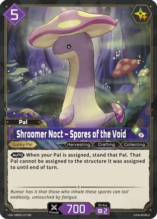 Shroomer Noct - Spores of the Void (SR) -  EBP02-077SR - Super Rare