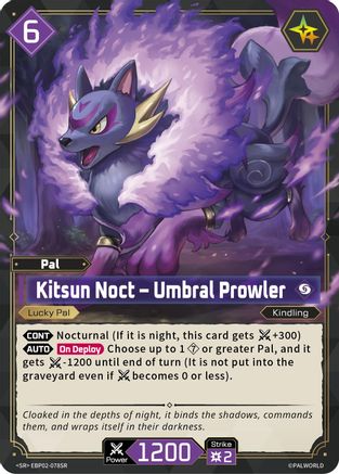 Kitsun Noct - Umbral Prowler (SR) -  EBP02-078SR - Super Rare