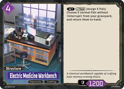 Electric Medicine Workbench -  EBP02-087 - Rare