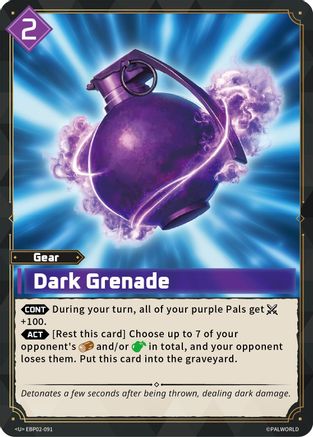 Dark Grenade -  EBP02-091 - Uncommon