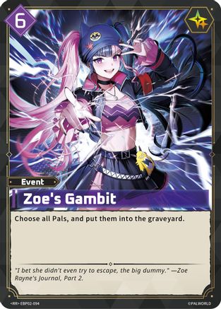 Zoe's Gambit -  EBP02-094 - Double Rare