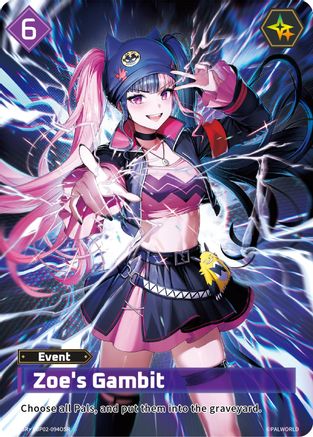 Zoe's Gambit (SR) -  EBP02-094OSR - Over Super Rare