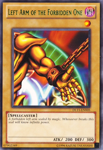 Left Arm of the Forbidden One (Green) [DL11-EN005] Rare