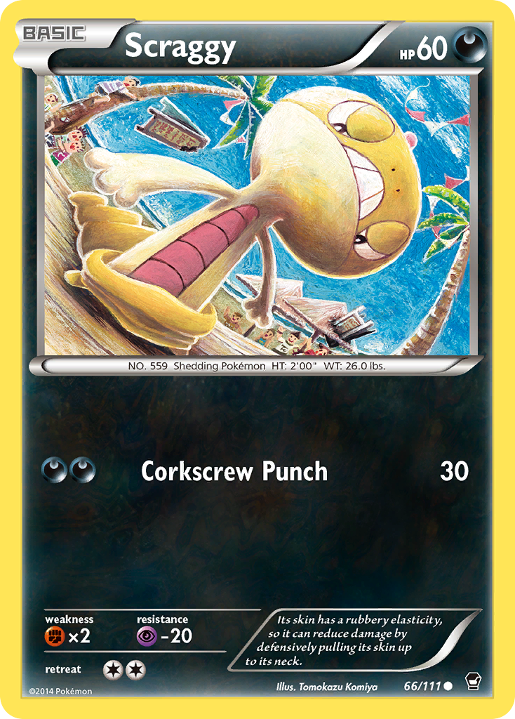 Scraggy (66/111) [XY: Furious Fists]