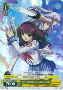 Girl Standing Up Against Fate (AB/W31-TE08S SR) [Angel Beats! Re:Edit]