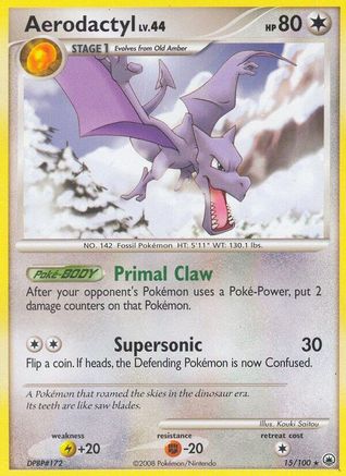 Aerodactyl - 015 - Rare - Reverse Holofoil