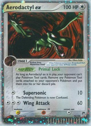 Aerodactyl ex - 094 - Ultra Rare