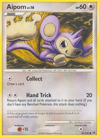 Aipom (50) - 050/100 - Common - Reverse Holofoil