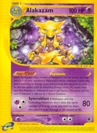 Alakazam (33) - 033 - Rare - Reverse Holofoil