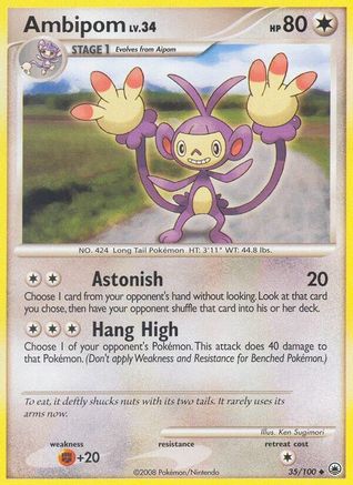 Ambipom - 035 - Uncommon - Reverse Holofoil