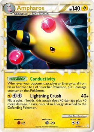 Ampharos (Prime) - 105/123 - Ultra Rare