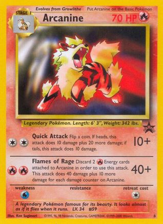 Arcanine - 006 - Promo