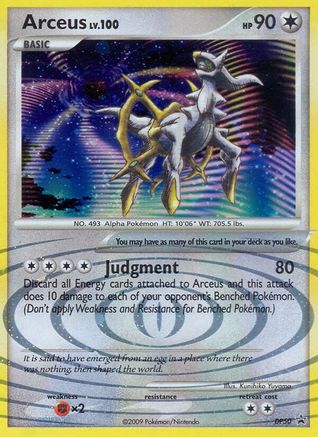 Arceus - DP50 - Promo - Holofoil