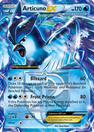 Articuno EX (Team Plasma) - 025/135 - Ultra Rare