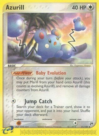 Azurill - 031 - Uncommon - Reverse Holofoil