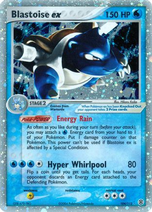 Blastoise ex - 104 - Ultra Rare