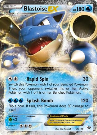 Blastoise EX - 029/146 - Ultra Rare