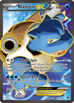 Blastoise EX (142 Full Art) - 142 - Ultra Rare