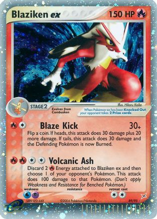 Blaziken ex - 089 - Ultra Rare