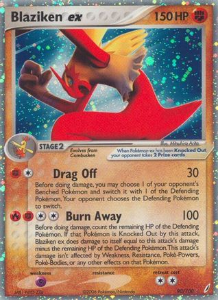 Blaziken ex - 090/100 - Ultra Rare