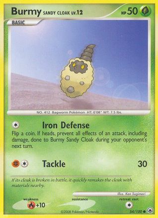 Burmy Sandy Cloak - 054 - Common - Reverse Holofoil